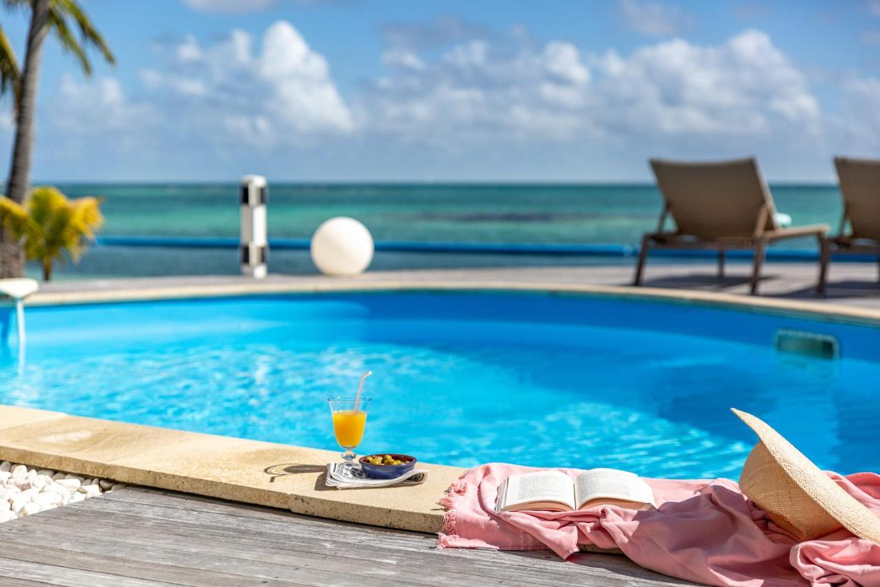 Villa Marine 5 Etoiles Sur La Plage Du Lagon A Deux Pas Du Golf Saint-Francois  Ngoại thất bức ảnh
