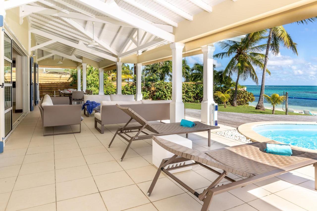 Villa Marine 5 Etoiles Sur La Plage Du Lagon A Deux Pas Du Golf Saint-Francois  Ngoại thất bức ảnh