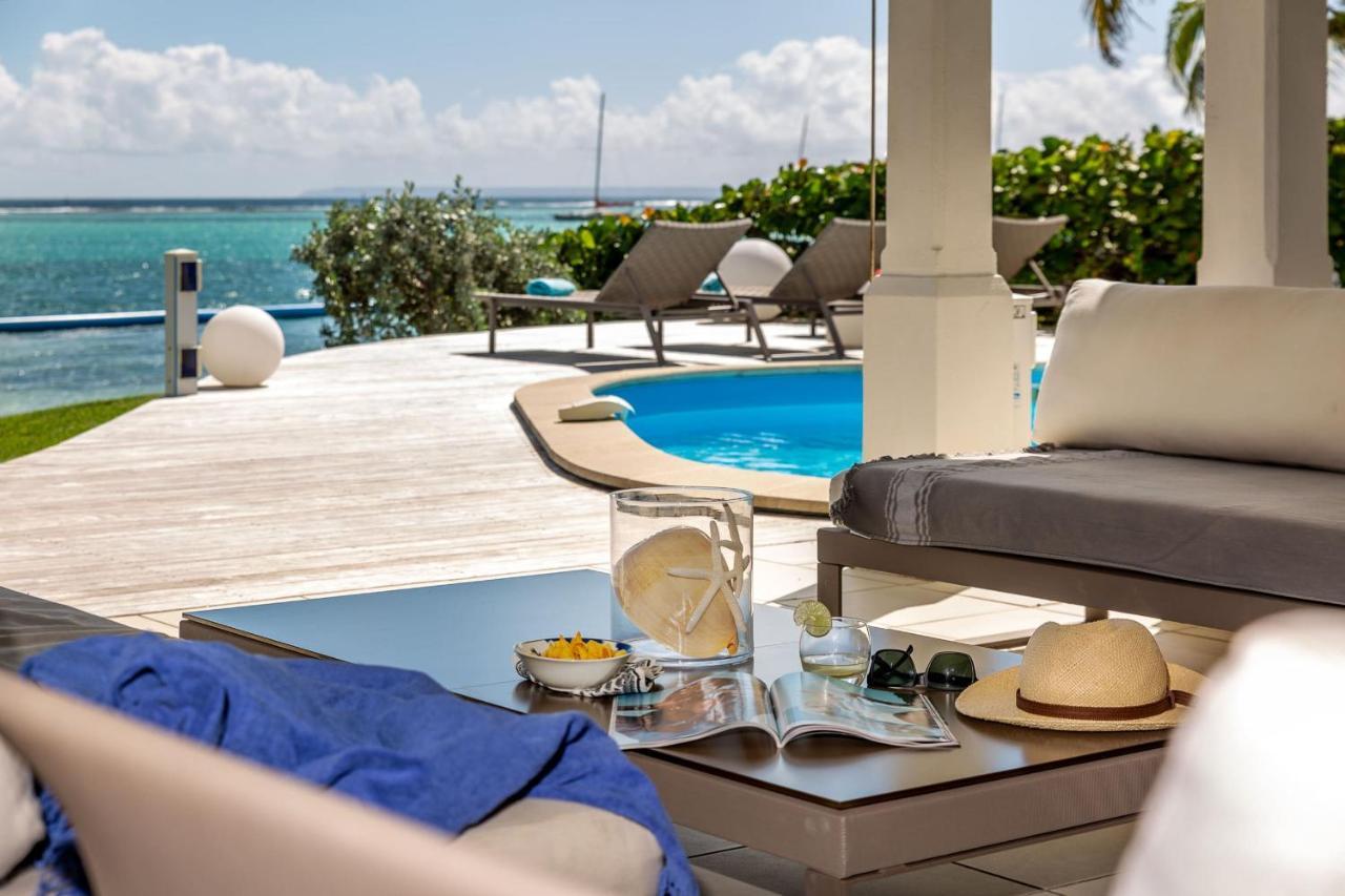 Villa Marine 5 Etoiles Sur La Plage Du Lagon A Deux Pas Du Golf Saint-Francois  Ngoại thất bức ảnh